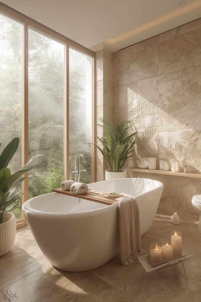 Spa-Like Bathroom Design on a Realistic Budget