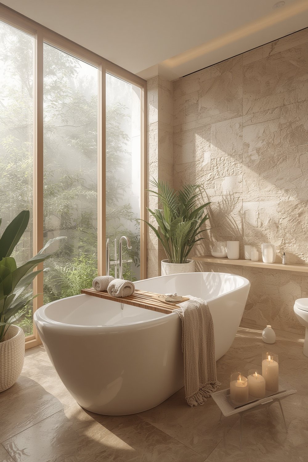 Spa-like bathroom design - Illustration 1