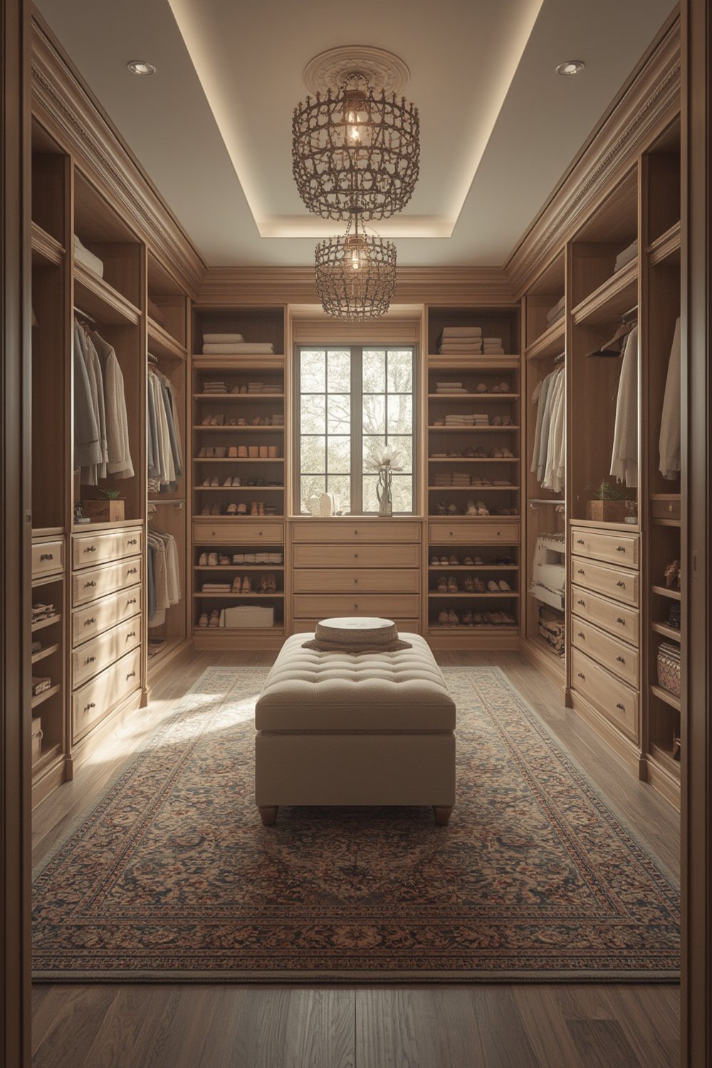 Walk-in closet organization - Illustration 1