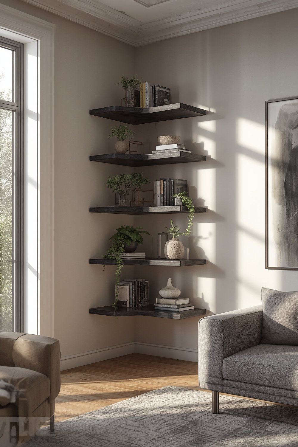 corner shelf product view