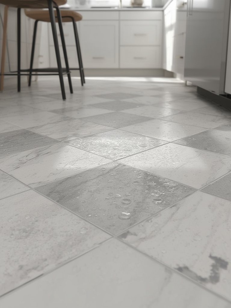 vinyl flooring in action