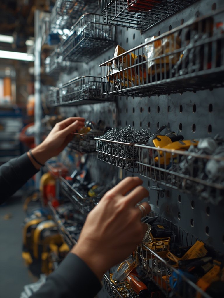 Pegboard Baskets: 3 Ultimate Solutions For Amazing Organization In 2026 2 pegboard baskets in action