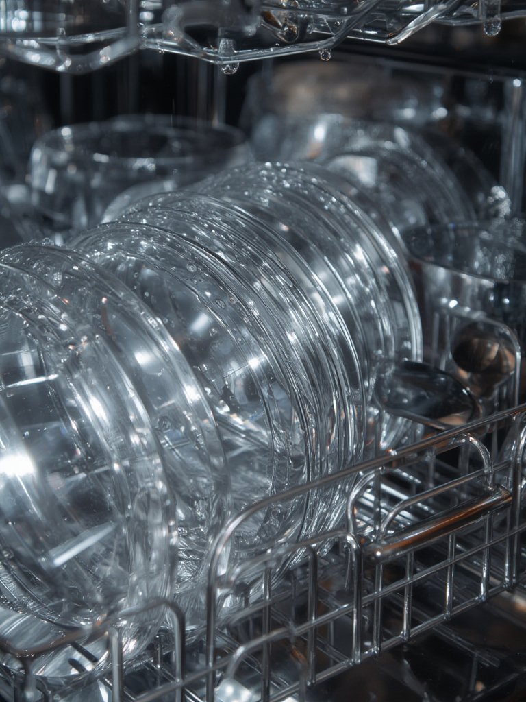 dishwasher pods in action