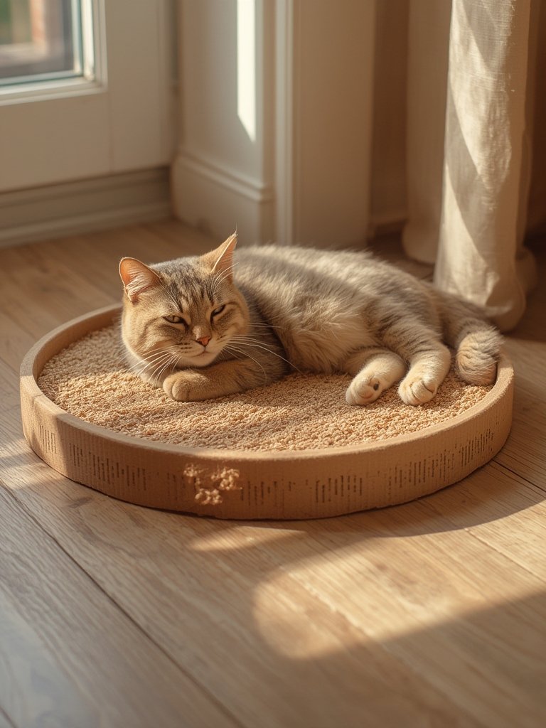 Cat Scratcher in action